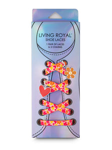 Heart Craze Shoelaces + Charm Set