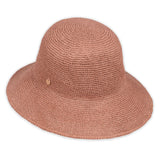 Kooringal Ladies Mid Brim Braided Broome Hat- Dusty Pink