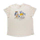 Pacific Creations "Live Love Aloha" Ladies Tee Shirt- Ivory