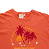 Pacific Creations "La'ie Mirage" Ladies Tee Shirt- Sunset Coral