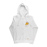 Zip hoodie with the Aloha logo on the left side and zipper on the front