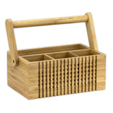 Totally Bamboo Bamboo Lattice Flatware Caddy