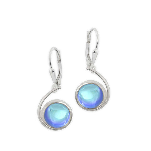 Leightworks-Sterling-Silver-Polished-Blue-Wave-Earrings