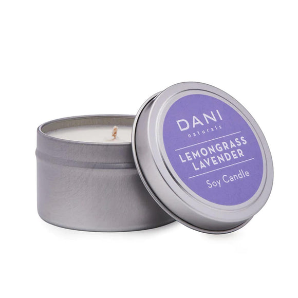 Lemongrass Lavender Scented Soy Candle Tin - 6oz - The Hawaii Store
