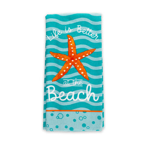 Kay Dee Designs "Life is Better at the Beach" Kitchen Towel