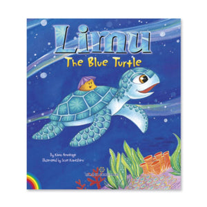 "Limu The Blue Turtle" Illustrated Children's Book