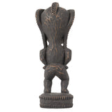 Hawaiian Good Luck Tiki Figurine- 12" Back View