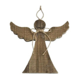 Mango Wood Angel Ornament - Large 10.5" - Polynesian Cultural Center