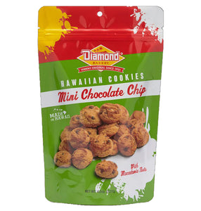 Diamond Bakery Mini Chocolate Chip with Macadamia Nut Cookies-4.5 Ounces