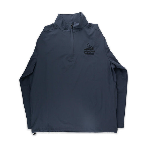 Men's Stretch Quarter Zip Pullover with PCC Logo