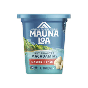 Mauna Loa Dry Roasted "Sea Salt" Hawaiian Macadamia Nuts, 4-Ounce