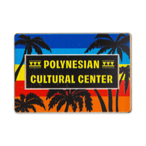 Polynesian Cultural Center Wood "Colors" Refrigerator Magnet
