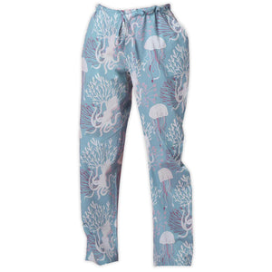 Mahogany "Octopi" Cotton Pajama Pant in a Bag 