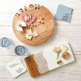 Marble and Wood Serving and Charcuterie Board - The HawaiiStore