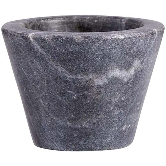 Marble Pinch Pot Black - The Hawaii Store