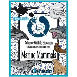 Advance Wildlife Education "Marine Mammals" Coloring Book