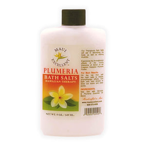 Maui Excellent Plumeria Essential Oil Bath Salt 5 oz - The Hawaii Store