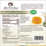 Nutrition facts and ingredients on the back side, It is 30 calories per serving