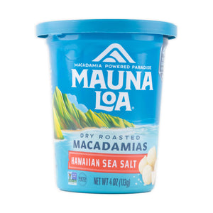 Mauna Loa Dry Roasted "Sea Salt" Hawaiian Macadamia Nuts- 4 oz.