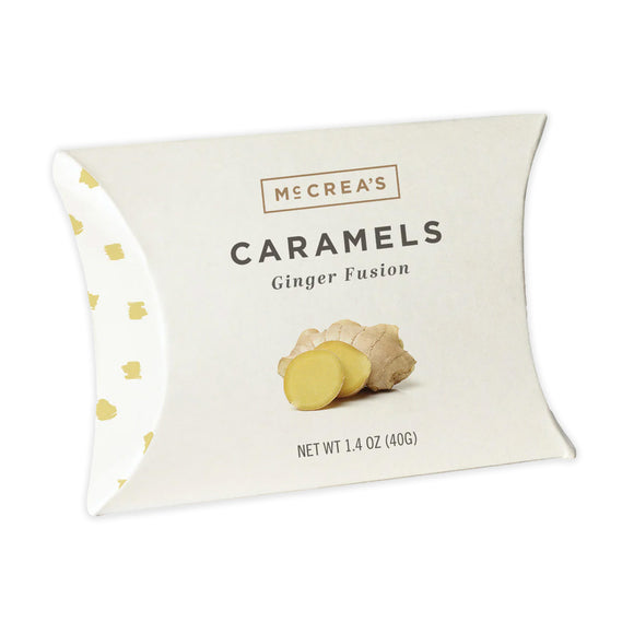 McCrea's Ginger Fusion Carmels- 1.4 oz. Pillow Pack