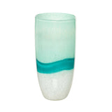 Beachcombers "Ocean Teal" Frosted Glass Vase