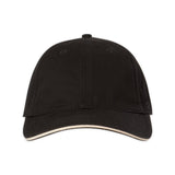 Kooringal "Boston" Casual Men's Black Cap-  Front View