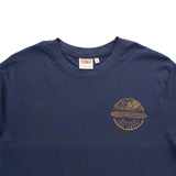 Pacific Creations Mens Surf Badge Tee Shirt- Dark Blue