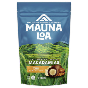 Mauna Loa Milk Chocolate  & Toffee Macadamia Nuts, 8-Ounce Bag