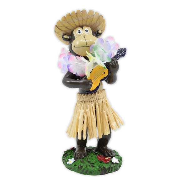Mini Hula Monkey Dashboard Doll - Polynesian Cultural Center