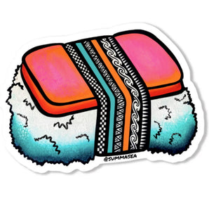 SummaSea "Musubi" Contour-cut Vinyl Sticker