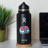 SummaSea "Musubi" Contour-cut Vinyl Sticker on Water Bottle