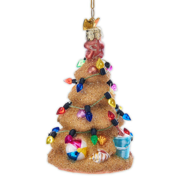 Noble Gems™ Sand Christmas Tree Glass Ornament
