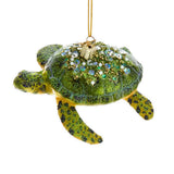 Noble Gems™ Sea Turtle Glass Christmas Ornament