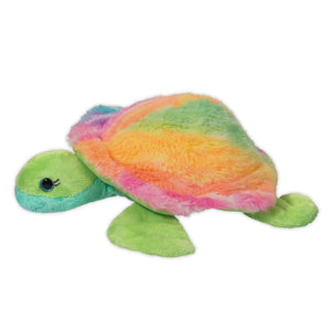 Colorful stuffed turtle with rainbow shell - The Hawaii Store