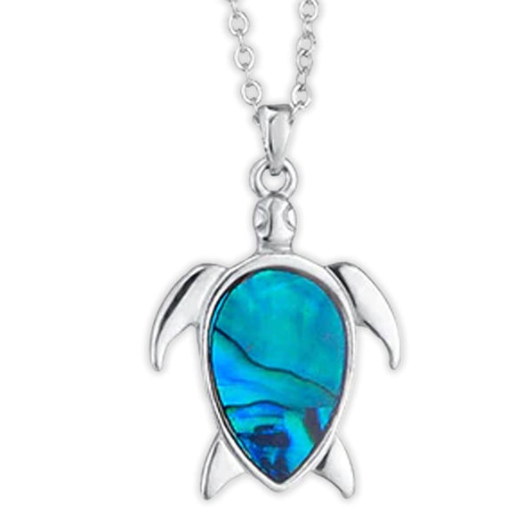 Lauren Spencer Ocean Water Sea Turtle Necklace