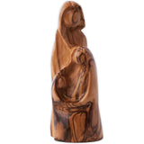 Olive Wood Holy Family Modern Sculpture - 5" - Polynesian Cultural Center