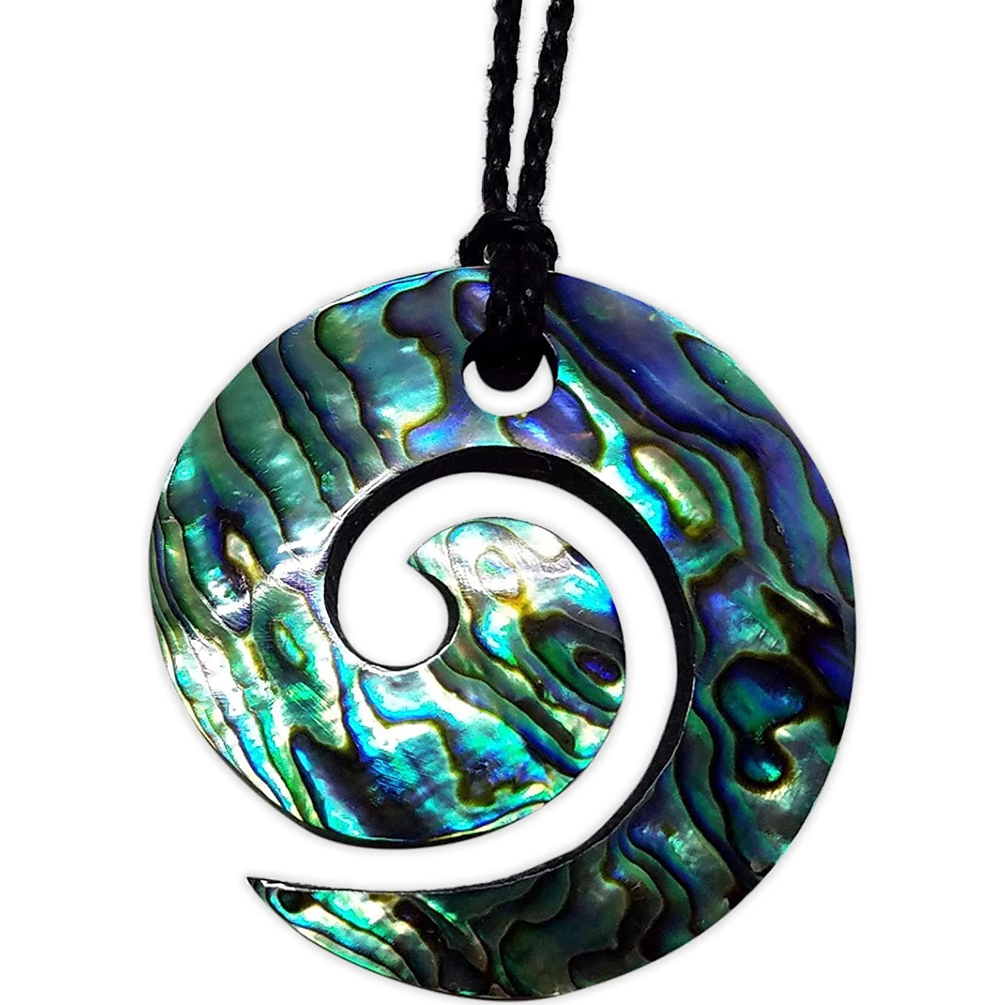 Abalone Leaf Necklace - Sterling Silver, Indonesia - Women's Peace  Collection
