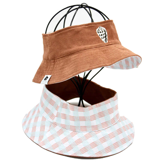 Hale Pua Reversible Puka Bucket Hat- Pupu Palaka - The Hawaii Store