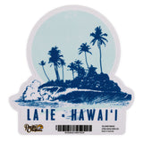 Pacific Creations "Island Wave" Laie- Hawaii Vinyl Sticker