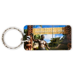 PCC Rectangle Entrance Key Chain - The Hawaii Store