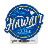 Blue "Hawai'i La'ie" Vinyl Sticker