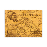 Tongan-Themed Wooden Post Card