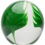 Palm Leaf Glass Paperweight