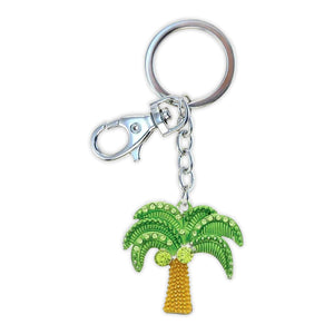 Kubla Crafts Palm Tree Fob/Keychain