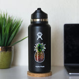 Summa Sea "Pineapple" Vinyl Sticker on Water Flask