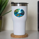 SummaSea "Pipeline" Contour-cut Vinyl Sticker on Water Bottle