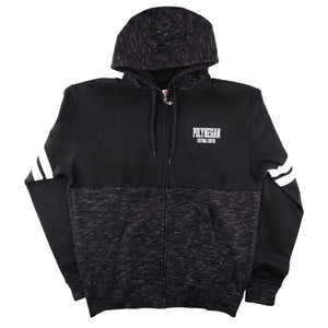 "Polynesian Cultural Center" Full Zip 2-Tone Hoodie- Burgundy