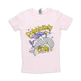 “Dolphinitely Cute" Pink Youth T-shirt 