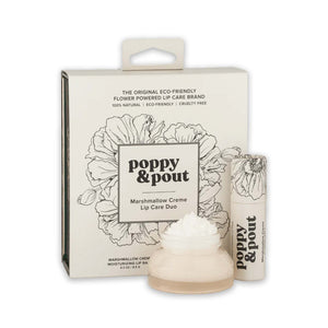 Poppy & Pout Marshmallow Creme Duo Lip Care Gift Set - The Hawaii Store
