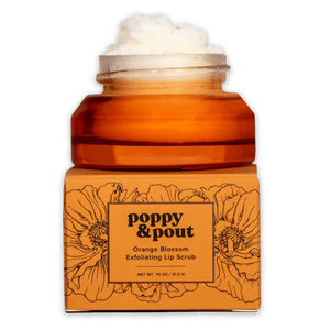 Poppy & Pout Orange Blossom Lip Scrub - The Hawaii Store